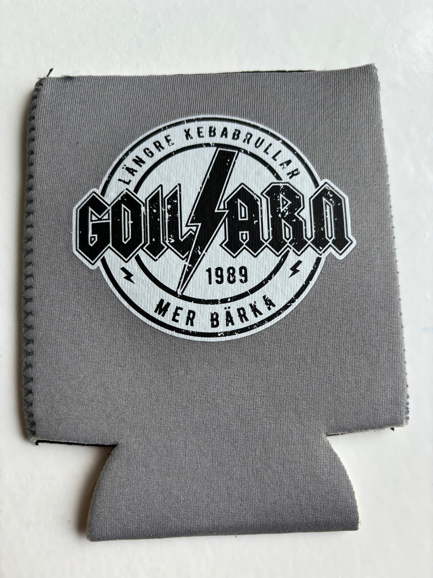 Bärkahållare ”Rock n roll” grå