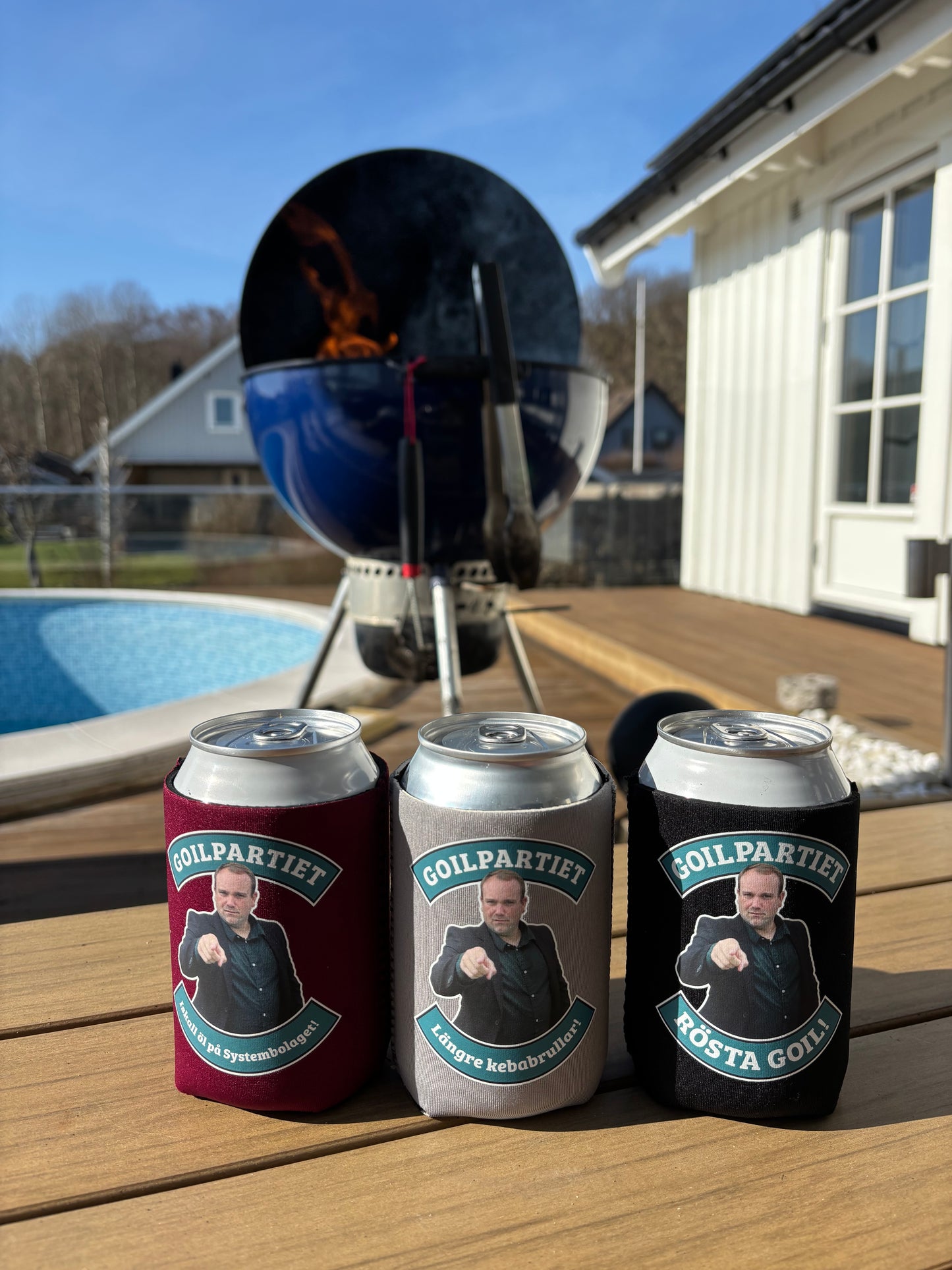 Bärkahållare 3-pack Goilpartiet